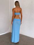LaPose Arantza Ruched Cut-Out Maxi Dress