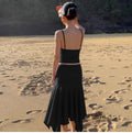 Aria One-Shoulder Skirt Set [KNPVUJOD]