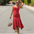 Aria One-Shoulder Skirt Set [BKIMX6A3]