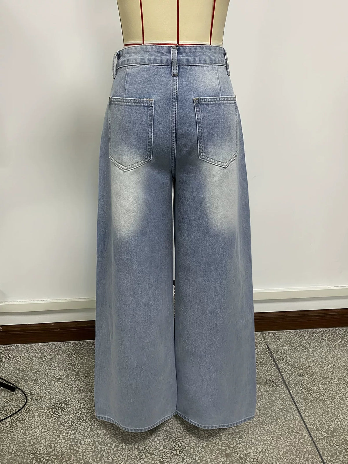 LaPose - Aria Washed Wide Leg Jeans