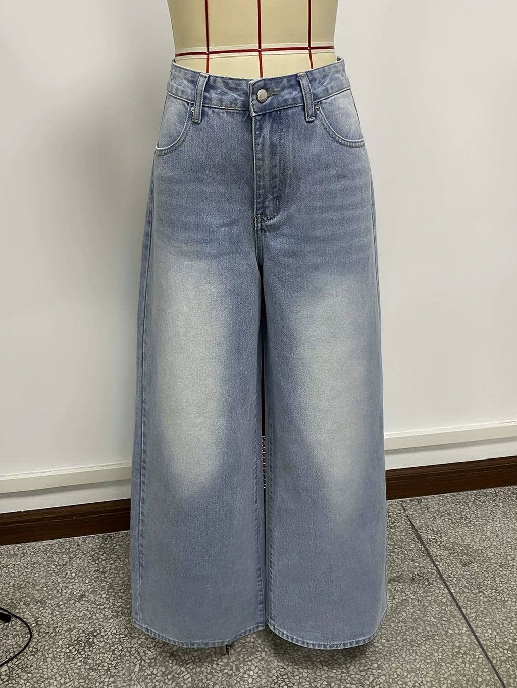 LaPose - Aria Washed Wide Leg Jeans