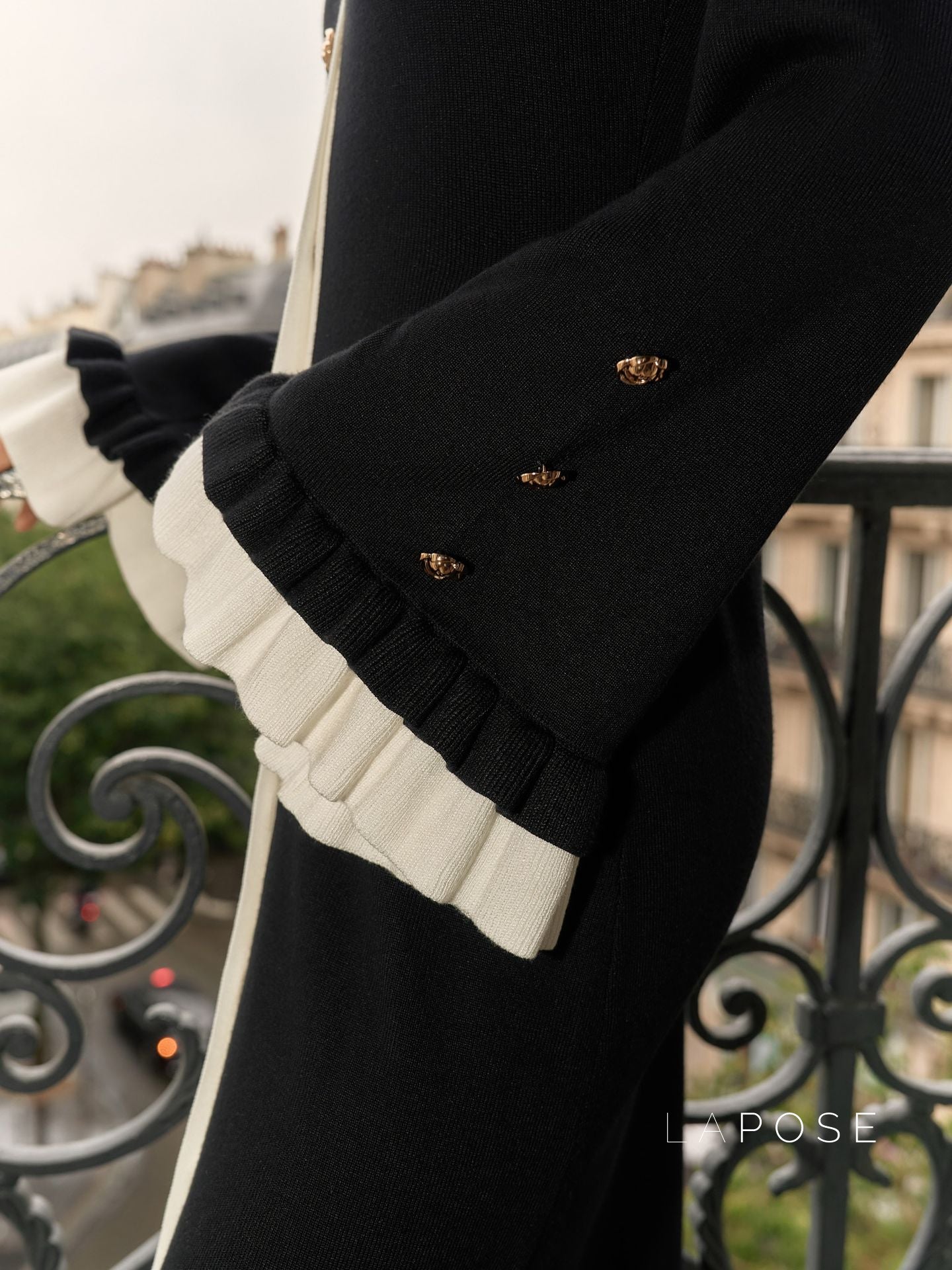 Ariabella Knit Trumpet Sleeve Dress [3LGDRLH7]