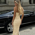 Ariadne Lace Backless Midi Dress [A73N04D2]
