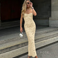 Ariadne Lace Backless Midi Dress [VLCPLD2D]