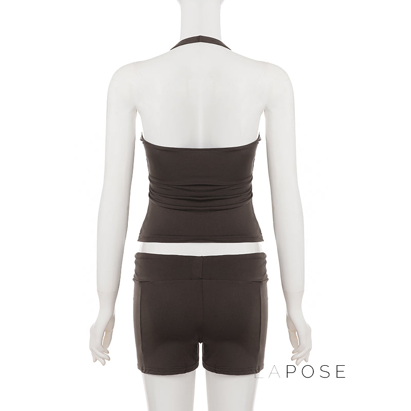 Arianne Street V-Neck Short Set [6K2N6MYN]