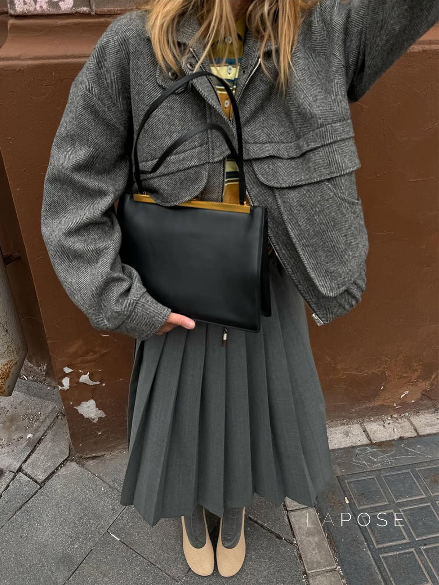 Arin Herringbone Wool Blend Jacket [7GR0QMWX]