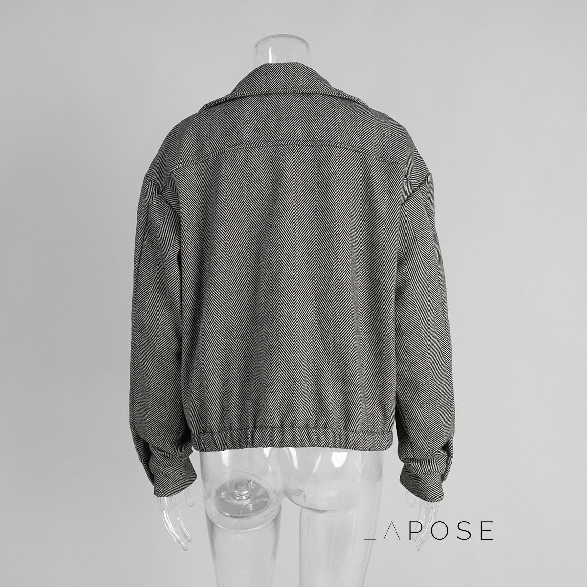 Arin Herringbone Wool Blend Jacket [VBFK3KXZ]