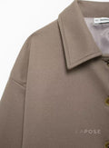 Arina Lapel Button-Up Jacket [WV47ZVIU]