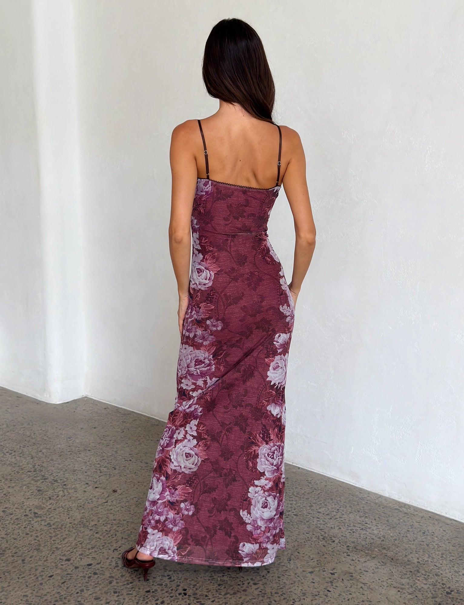 LaPose Arlette Radiant Floral Maxi Dress - Floral Rose