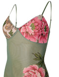 LaPose Arlette Radiant Floral Maxi Dress - Green