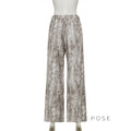 Armoni Camo Wide-Leg Sweatpants [WCLUQTBL]