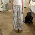 Armoni Camo Wide-Leg Sweatpants [QJQ6VDHB]