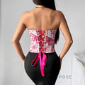 Armonie Jacquard Corset Top [6IPGHMF6]