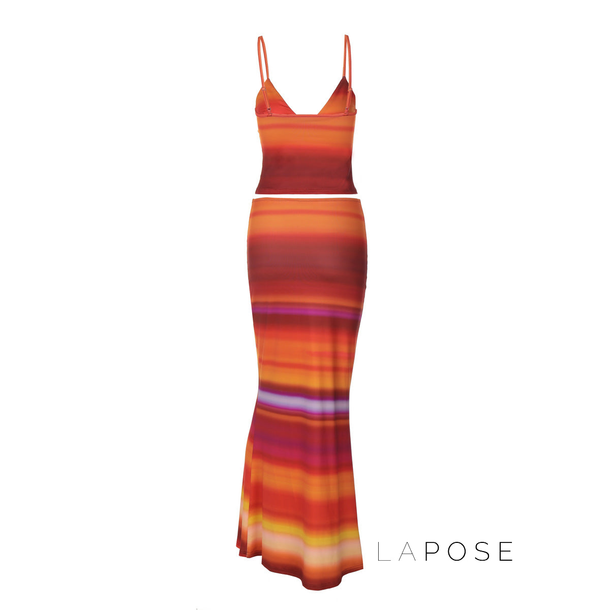 Aryana Printed Maxi Skirt Set [AQGOLDFW]