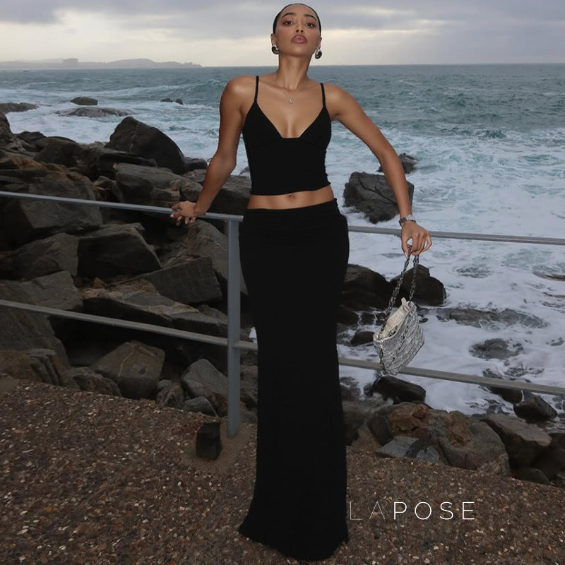 Aryana Printed Maxi Skirt Set [8VZRLRAA]