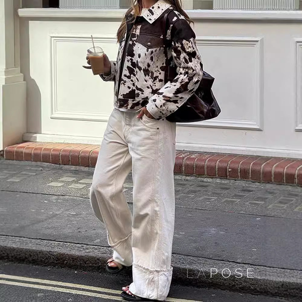 Aryn Abstract Pattern Jacket [SUS0PNRB]
