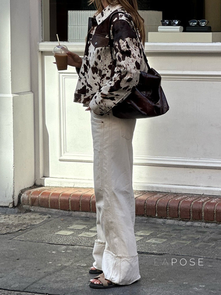 Aryn Abstract Pattern Jacket [DXDR6EEE]