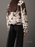 Aryn Abstract Pattern Jacket [4UGTBWXM]