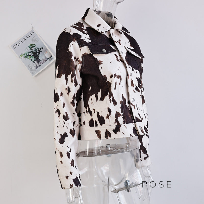 Aryn Abstract Pattern Jacket [GUC1O3H3]