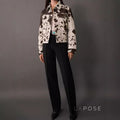 Aryn Abstract Pattern Jacket [I5N9H48V]