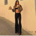 Asher High-Rise Flared Pants [LF69KQ4G]