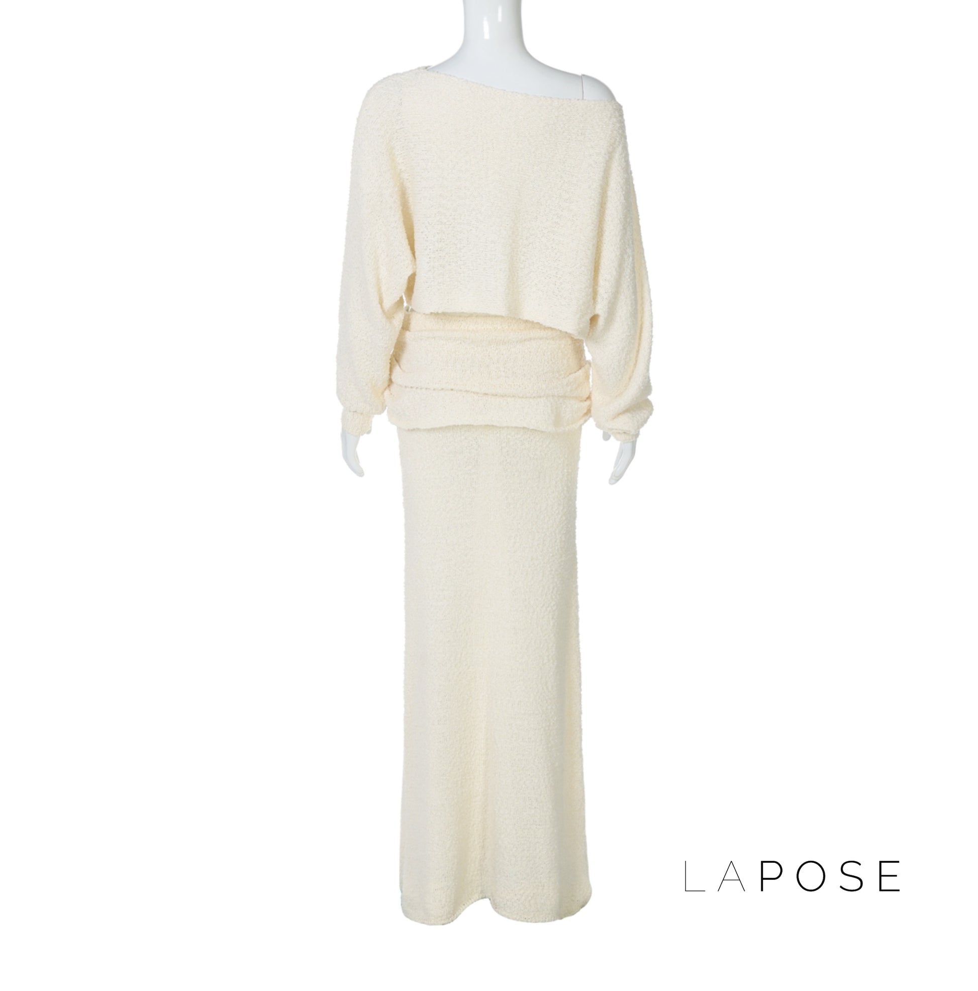 Ashly One-Shoulder Knit Set [050O9QRH]