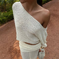 Ashly One-Shoulder Knit Set [3MR1LU8K]