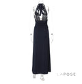 Asra Halter Pleated Maxi Dress [NHAEVYC0]