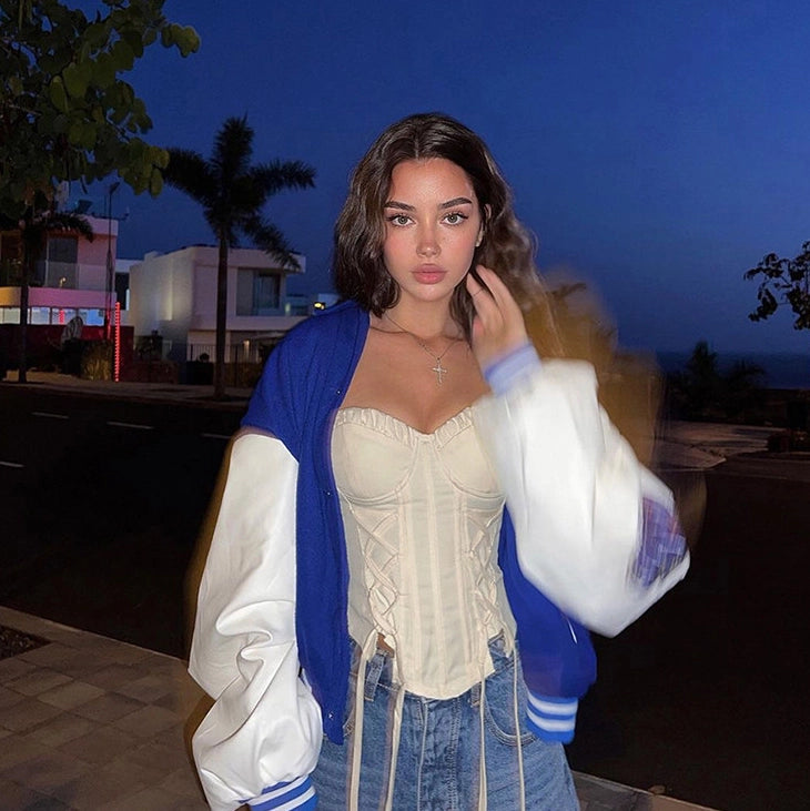 Asymmetrical Lace-Up Tube Top [MK8WTYIW]