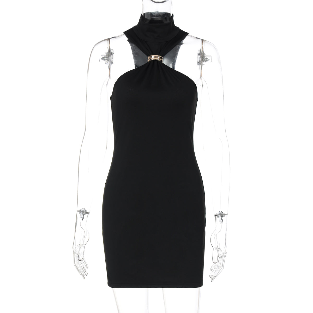 Atarah Halter Ring Mini Dress