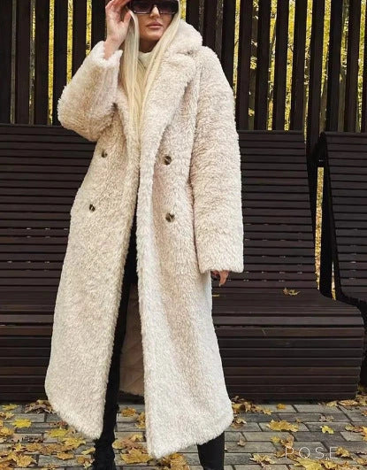Athalia Double-Breasted Long Coat [6NH4BEW4]