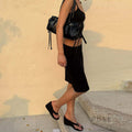 Atlas Ribbed Skirt Set [CB713ZBU]