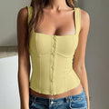 Aubri Buttoned Strap Vest [0LHOX25S]