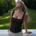 Aubri Buttoned Strap Vest [QRCI5NXA]