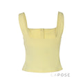 Aubri Buttoned Strap Vest [61EM84A4]