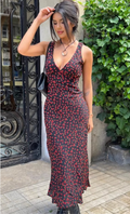 Aubrie Floral Backless Maxi Dress [KBNFY82B]