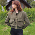 Aubrie Oversized Utility Jacket [OQ291S8B]