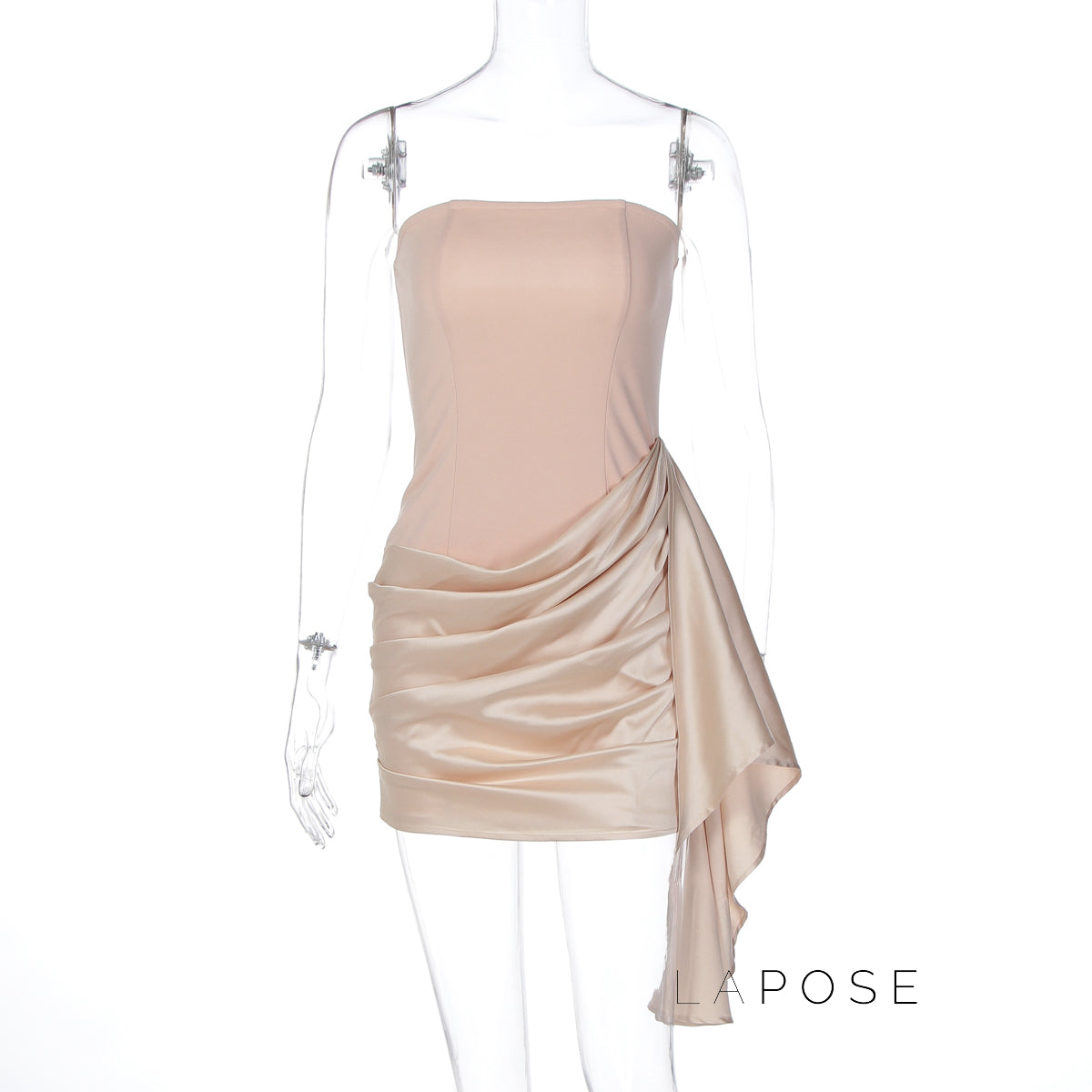 Audrina Satin Bodycon Mini Dress [M8UTDR03]