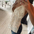 Aundrea Embellished Halter Camisole
