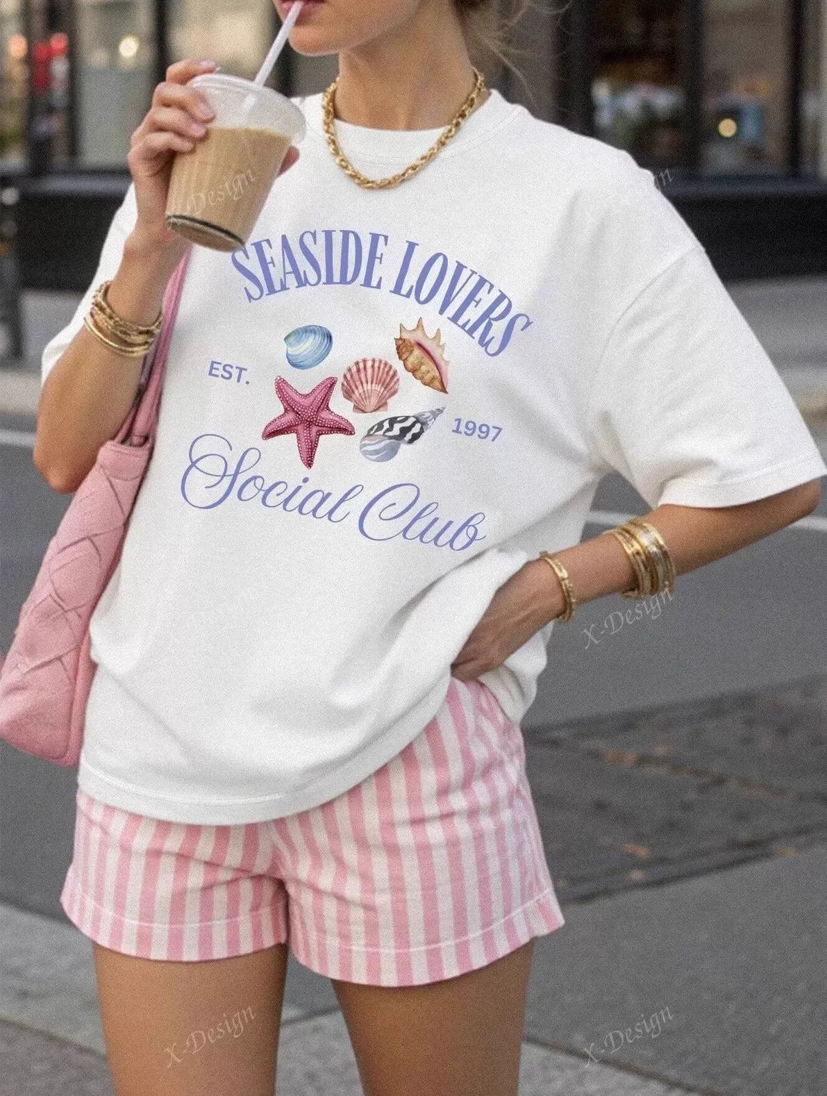 Auriel Seaside Social Club T-Shirt