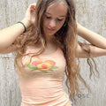 Avaleigh Knit Fruit Crop Top