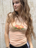 Avaleigh Knit Fruit Crop Top