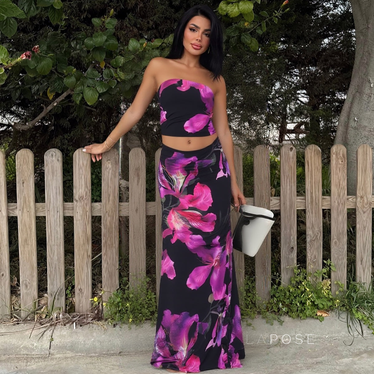 Avana Printed Maxi Skirt Set
