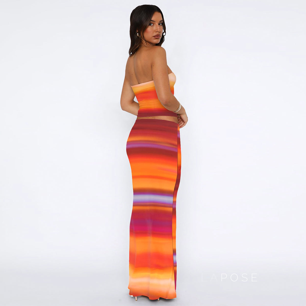 Avana Printed Maxi Skirt Set