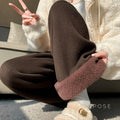 Avarie Cozy Wide-Leg Pants [XHJ715Z0]