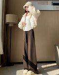 Avarie Cozy Wide-Leg Pants [DORH7SZF]