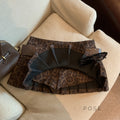 Avery Leopard Pleated Mini Skirt [EX86IJC6]