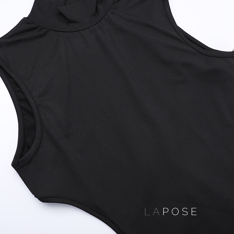 Aviva Backless Lace-Up Dress [8T085QWL]