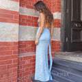 Ayana Lace Halter Maxi Dress [OEWXSVUC]