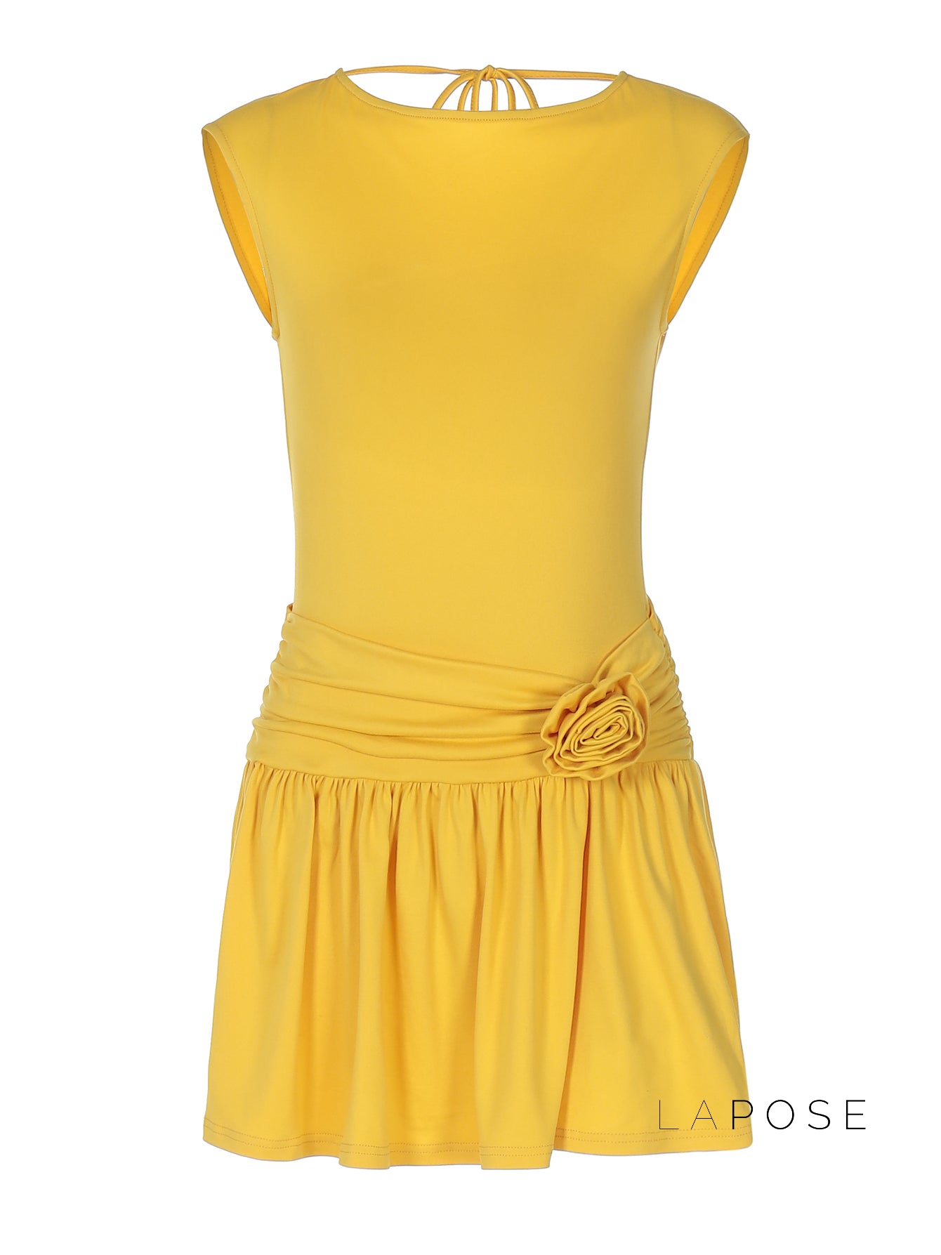 Aylee Backless Pleated Mini Dress [5036W78O]
